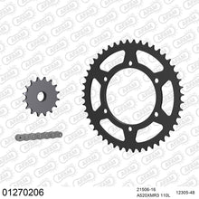 Lade das Bild in den Galerie-Viewer, AFAM Kettensatz 520, X-Ring, 4385kg, YAMAHA XJ 600 S Diversion 1992-2003