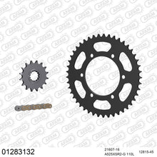Lade das Bild in den Galerie-Viewer, AFAM Kettensatz 525, X-Ring, golden, 4263kg, YAMAHA MT-09 850 2013-2016