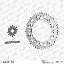 Lade das Bild in den Galerie-Viewer, AFAM Kettensatz 520, X-Ring, golden, 3498kg, Alu, YAMAHA WR 250 W,A 1989-1990
