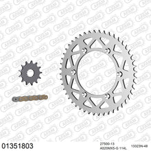 Lade das Bild in den Galerie-Viewer, AFAM Kettensatz 520, golden, 3814kg, Alu, YAMAHA YZ 450 F F,G,H,J,K 2015-2019