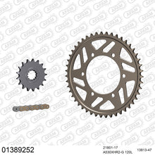 Lade das Bild in den Galerie-Viewer, AFAM Kettensatz 530, X-Ring, golden, 4987kg, Alu, YAMAHA YZF 1000 R1 2009-2014