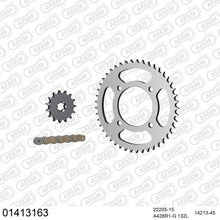 Lade das Bild in den Galerie-Viewer, AFAM Kettensatz 428, golden, 2244kg, SUZUKI GZ 125 Marauder W,X,Y,K1,K2,K3,K4,K5,K6,K7,K8,K9,L0,L1 1998-2011