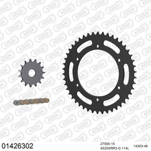 Lade das Bild in den Galerie-Viewer, AFAM Kettensatz 520, X-Ring, golden, 3498kg, SUZUKI RGV 250 J,K,L 1988-1990