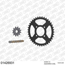 Lade das Bild in den Galerie-Viewer, AFAM Kettensatz 520, X-Ring, golden, 3498kg, SUZUKI LT 250 S K,L 1989-1990