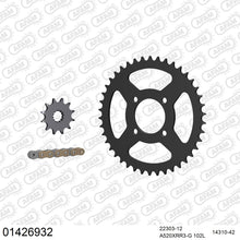 Lade das Bild in den Galerie-Viewer, AFAM Kettensatz 520, X-Ring, golden, 3498kg, SUZUKI LT 250 R Quadracer F,G,H,J,K,L,M,N 1985-1992