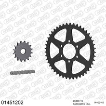 Lade das Bild in den Galerie-Viewer, AFAM Kettensatz 530, X-Ring, 4385kg, SUZUKI GS 450 E T,X 1980-1981