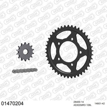 Lade das Bild in den Galerie-Viewer, AFAM Kettensatz 530, X-Ring, 4385kg, SUZUKI RF 600 R S,T,V 1995-1997