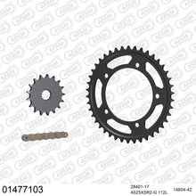 Lade das Bild in den Galerie-Viewer, AFAM Kettensatz 525, X-Ring, golden, 4263kg, SUZUKI GSX-S 750 A ABS L5,L6 2015-2016