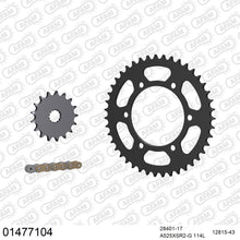 Lade das Bild in den Galerie-Viewer, AFAM Kettensatz 525, X-Ring, golden, 4263kg, SUZUKI GSX-S 750 AZ Moto GP ABS L8,L9,M0 2018-2020