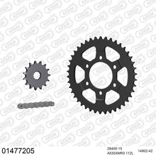 Lade das Bild in den Galerie-Viewer, AFAM Kettensatz 530, X-Ring, 4385kg, SUZUKI GSX 750 Inazuma W,X,Y,K1,K2,K3 1998-2003