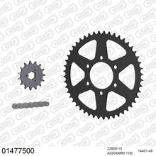Lade das Bild in den Galerie-Viewer, AFAM Kettensatz 520, X-Ring, 4385kg, SUZUKI DR 750 S J 1988-1988