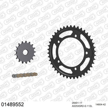 Lade das Bild in den Galerie-Viewer, AFAM Kettensatz 525, X-Ring, golden, 4263kg, SUZUKI DL 1000 V-Strom K2,K3,K4,K5,K6 2002-2006