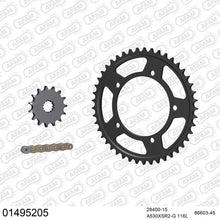 Lade das Bild in den Galerie-Viewer, AFAM Kettensatz 530, X-Ring, golden, 4263kg, SUZUKI GSF 1200 S Bandit K6 2006-2006