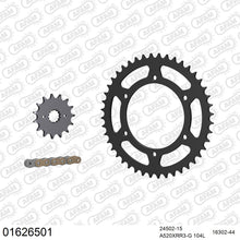 Lade das Bild in den Galerie-Viewer, AFAM Kettensatz 520, X-Ring, golden, 3498kg, KAWASAKI KLR 250 KL 250 D2,D3,D4,D5,D6,D7,D8,D9,D10,D11,D12,D13,D14,D15,D16,D17,D18,D19,D20,D21,D22 1985-2005