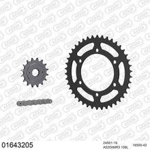 Lade das Bild in den Galerie-Viewer, AFAM Kettensatz 520, X-Ring, 4385kg, KAWASAKI ZR 400 Zephyr G2,G3,G3A,G4,G5 1997-2001