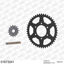 Lade das Bild in den Galerie-Viewer, AFAM Kettensatz 520, X-Ring, golden, 3712kg, KAWASAKI NINJA 650 EX650M MFNN,MFAN 2021-2021