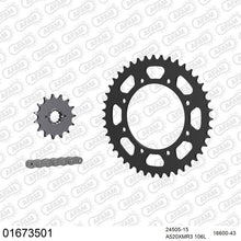 Lade das Bild in den Galerie-Viewer, AFAM Kettensatz 520, X-Ring, 4385kg, KAWASAKI KL 650 Tengai B1,B2,B3,B 1989-1992