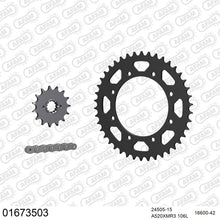 Lade das Bild in den Galerie-Viewer, AFAM Kettensatz 520, X-Ring, 4385kg, KAWASAKI KLR 650 KL650 C1,C2,C3,C4,C5,C6,C7,C8,C9,C10 1995-2004