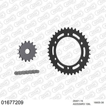 Lade das Bild in den Galerie-Viewer, AFAM Kettensatz 525, X-Ring, 4385kg, KAWASAKI ZR 7 ZR 750 F1,F2,F3,F4,F5,F6 1999-2004