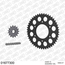 Lade das Bild in den Galerie-Viewer, AFAM Kettensatz 530, X-Ring, 3988kg, KAWASAKI KH 750 H2 Mach IV 1972-1975