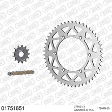 Lade das Bild in den Galerie-Viewer, AFAM Kettensatz 520, golden, 3814kg, Alu, KAWASAKI KX 450 F D6F,D7F,D8F,E9F,EAF,EBF,FCF,FDF,FEF,FFF,HGF,HHF,HJF,JKF,JLF,JMF 2006-2021