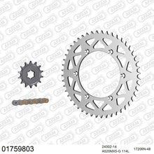 Lade das Bild in den Galerie-Viewer, AFAM Kettensatz 520, golden, 3814kg, Alu, KAWASAKI KX 500 B2 1986-1986