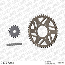 Lade das Bild in den Galerie-Viewer, AFAM Kettensatz 530, X-Ring, 4385kg, Alu, KAWASAKI ZXR 750 ZX750 L1,L2,L3 1993-1995