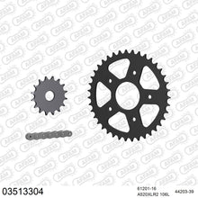 Lade das Bild in den Galerie-Viewer, AFAM Kettensatz 520, X-Ring, 3366kg, APRILIA RS 125 1996-1998