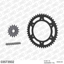 Lade das Bild in den Galerie-Viewer, AFAM Kettensatz 520, X-Ring, 4385kg, APRILIA 650 ie Pegaso 2001-2004