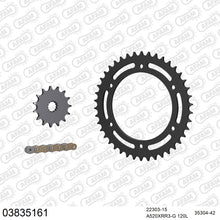 Lade das Bild in den Galerie-Viewer, AFAM Kettensatz 520, X-Ring, golden, 3498kg, BETA 350 Jonathan 2001-2002