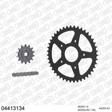 Lade das Bild in den Galerie-Viewer, AFAM Kettensatz 520, X-Ring, 3366kg, CAGIVA 125 Raptor 2003-2010