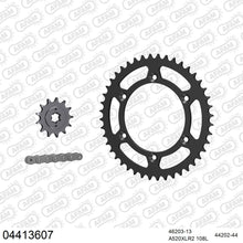 Lade das Bild in den Galerie-Viewer, AFAM Kettensatz 520, X-Ring, 3366kg, CAGIVA 125 W8 1992-1995