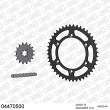 Lade das Bild in den Galerie-Viewer, AFAM Kettensatz 520, X-Ring, 4385kg, CAGIVA W 16 1994-1998