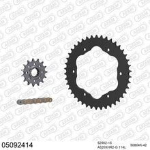 Lade das Bild in den Galerie-Viewer, AFAM Kettensatz 520, X-Ring, golden, 4263kg, DUCATI V4R 998 Panigale (for sprocket carrier PCD4) 2019-2021
