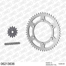 Lade das Bild in den Galerie-Viewer, AFAM Kettensatz 520, X-Ring, 3366kg, HUSQVARNA SM 125 S 2002-2013