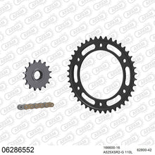 Lade das Bild in den Galerie-Viewer, AFAM Kettensatz 525, X-Ring, golden, 4263kg, HUSQVARNA R 900 Nuda ABS 2012-2013