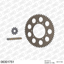 Lade das Bild in den Galerie-Viewer, AFAM Kettensatz 428, golden, 2244kg, Alu, HUSQVARNA CH 50 WXE 2002-2005