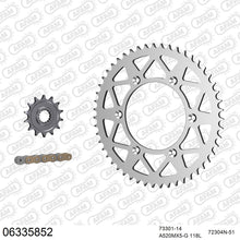 Lade das Bild in den Galerie-Viewer, AFAM Kettensatz 520, golden, 3814kg, Alu, HUSQVARNA FC 350 2020-2021