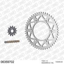 Lade das Bild in den Galerie-Viewer, AFAM Kettensatz 520, X-Ring, golden, 3498kg, Alu, HUSQVARNA FE 501 2014-2021