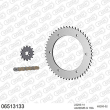 Lade das Bild in den Galerie-Viewer, AFAM Kettensatz 428, X-Ring, golden, 2244kg, HYOSUNG GT 125 Comet 2003-2010