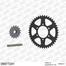 Lade das Bild in den Galerie-Viewer, AFAM Kettensatz 520, X-Ring, golden, 3712kg, LAVERDA 750 SS 1998-2001