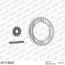 Lade das Bild in den Galerie-Viewer, AFAM Kettensatz 520, X-Ring, 3366kg, KTM SM 125 Supermoto 2000-2001