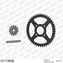 Lade das Bild in den Galerie-Viewer, AFAM Kettensatz 520, X-Ring, 3366kg, KTM 125 Duke ABS 2013-2013