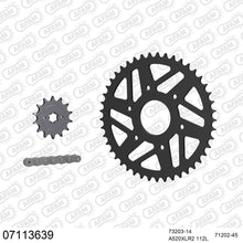 Lade das Bild in den Galerie-Viewer, AFAM Kettensatz 520, X-Ring, 3366kg, KTM 125 DUKE 4T 2014-2016