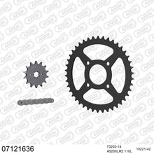 Lade das Bild in den Galerie-Viewer, AFAM Kettensatz 520, X-Ring, 3366kg, KTM 200 Duke ABS 2013-2013