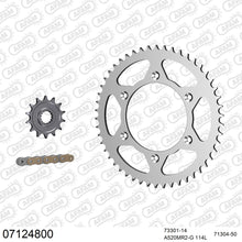 Lade das Bild in den Galerie-Viewer, AFAM Kettensatz 520, golden, 3498kg, KTM SX 250 1994-1994