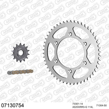 Lade das Bild in den Galerie-Viewer, AFAM Kettensatz 520, X-Ring, golden, 3498kg, KTM GS 300 1999-1999