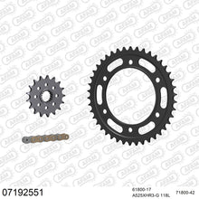 Lade das Bild in den Galerie-Viewer, AFAM Kettensatz 525, X-Ring, golden, 4987kg, KTM 1090 S Adventure 2019-2019