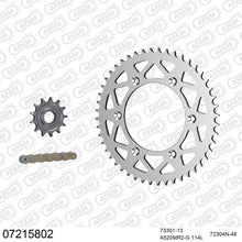 Lade das Bild in den Galerie-Viewer, AFAM Kettensatz 520, golden, 3498kg, Alu, KTM SX 150 2012-2021
