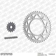 Lade das Bild in den Galerie-Viewer, AFAM Kettensatz 520, X-Ring, 4385kg, Alu, KTM GS 600 LC4 1991-1993